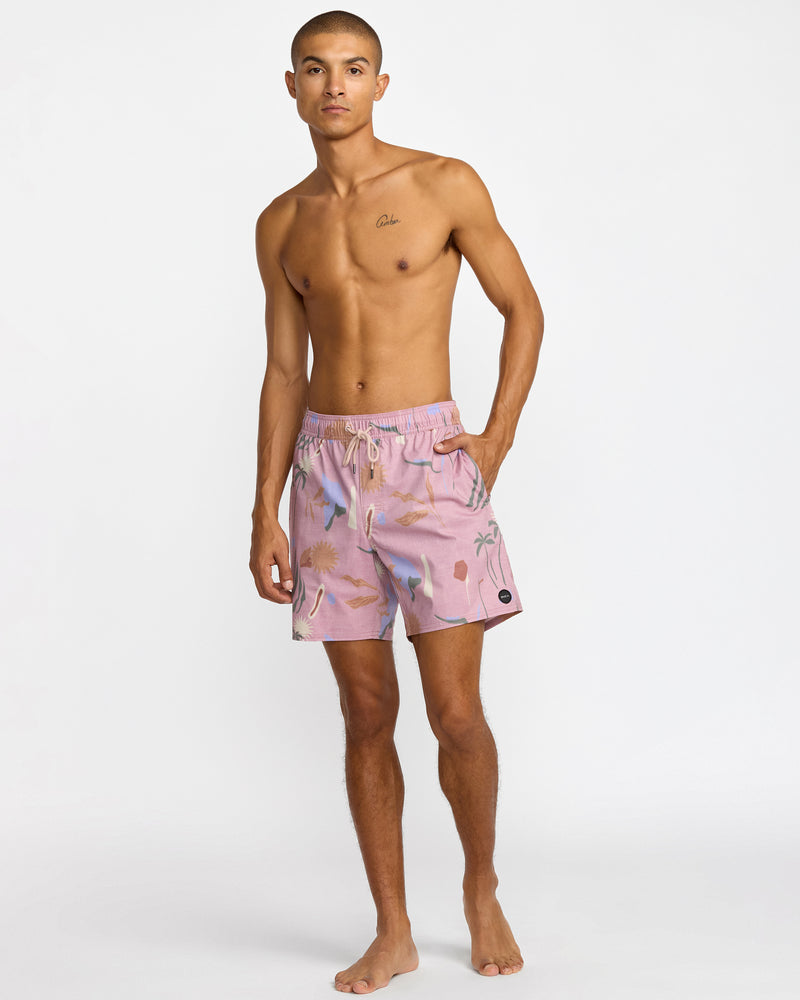 Barnes Elastic Short 17" Trunk - RVCA