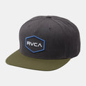 Commonwealth Snapback Hat - Charcoal/Olive