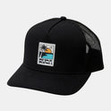 Palm Set Trucker Hat - Black