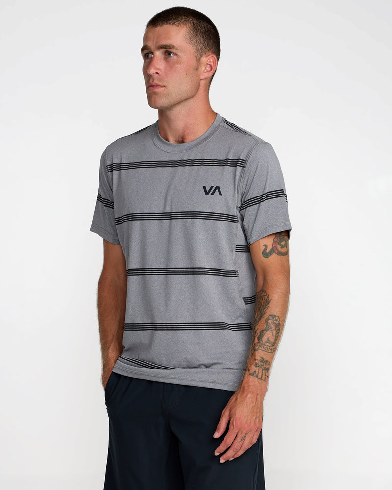 Sport Vent Stripe Short Sleeve Tee - RVCA