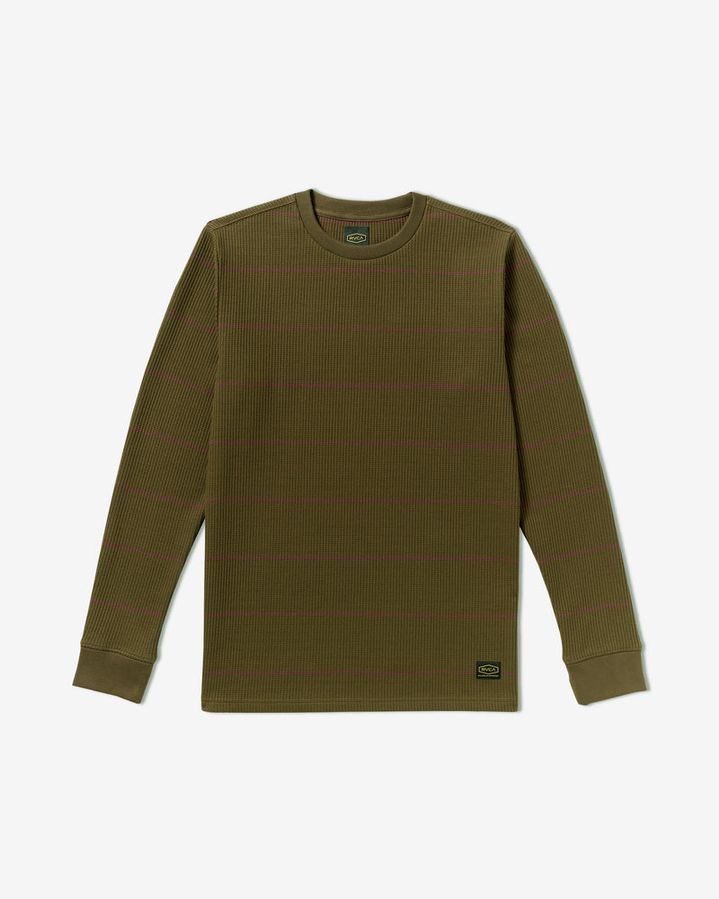 Dayshift Thermal Stripe Long Sleeve - RVCA