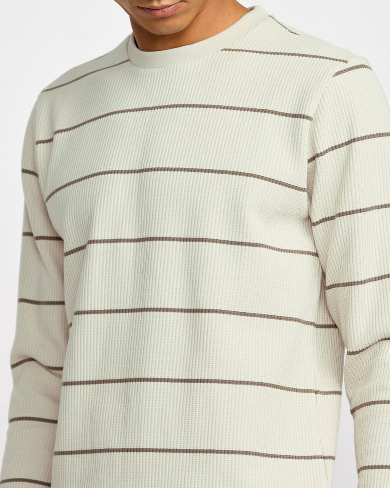 Dayshift Thermal Stripe Long Sleeve - RVCA