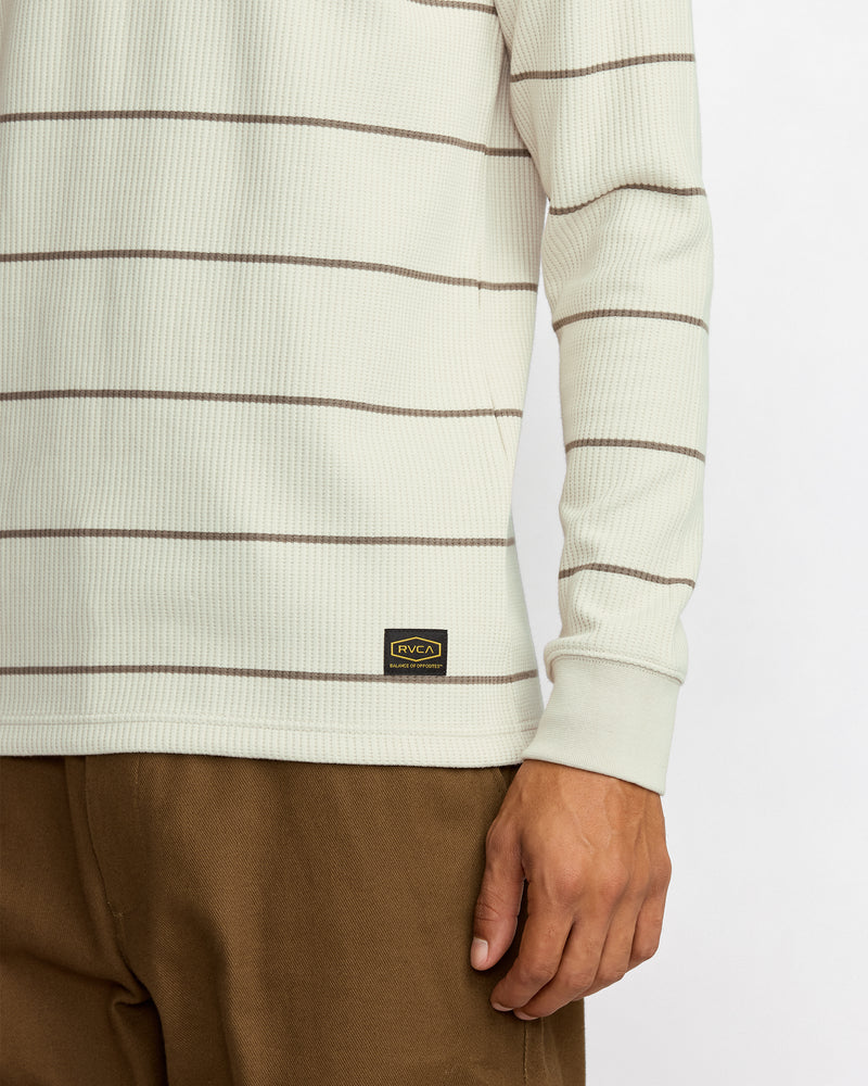 Dayshift Thermal Stripe Long Sleeve - RVCA