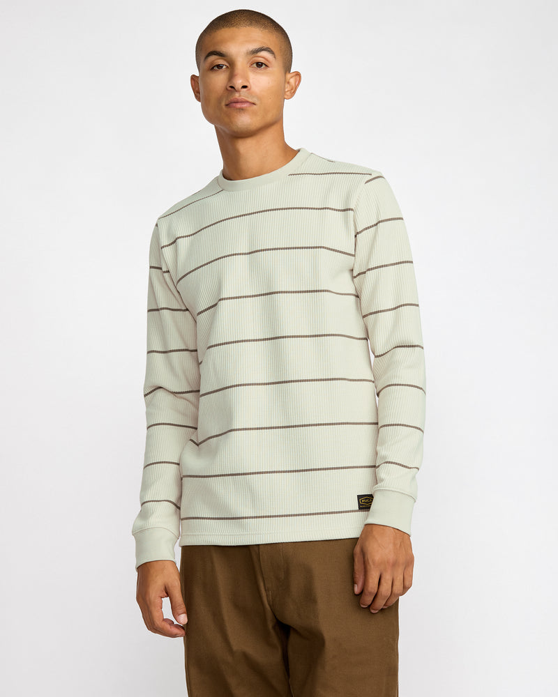 Dayshift Thermal Stripe Long Sleeve - RVCA