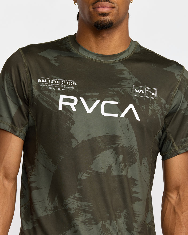 Hawaii Sport Vent Short Sleeve - RVCA