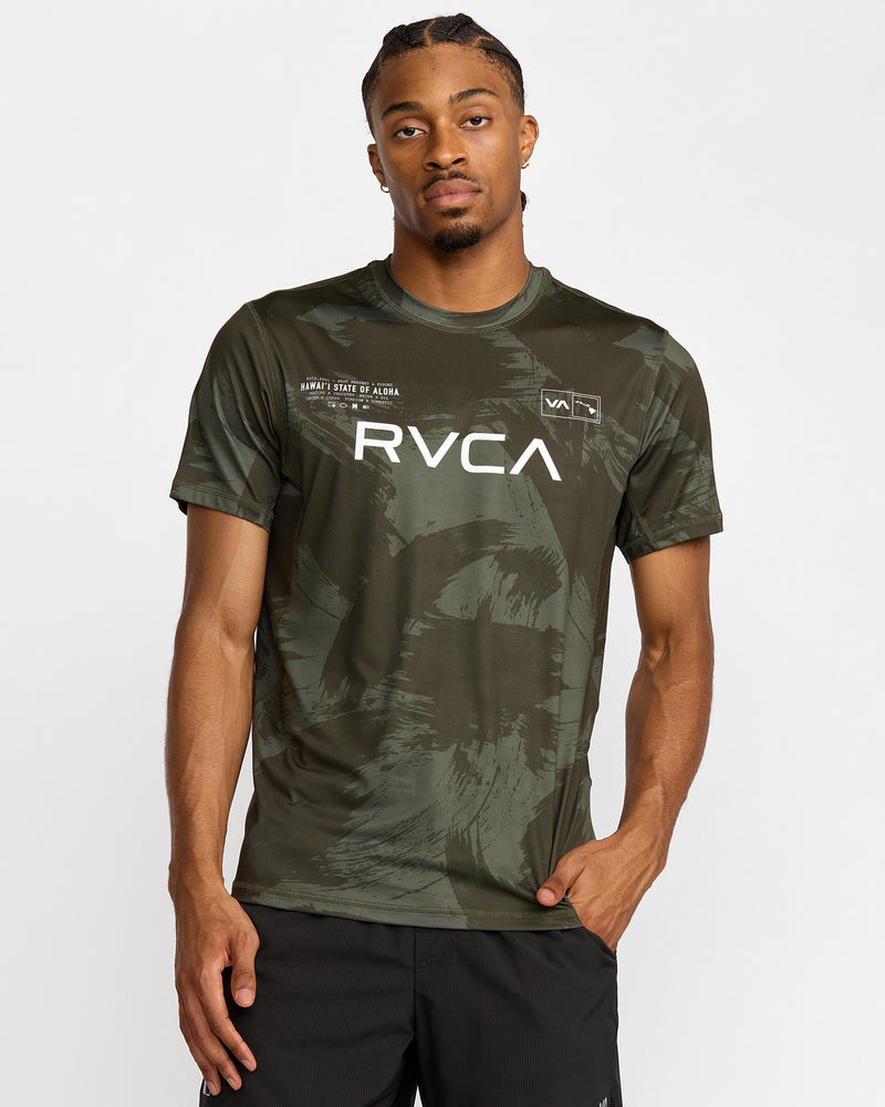 Hawaii Sport Vent Short Sleeve - RVCA