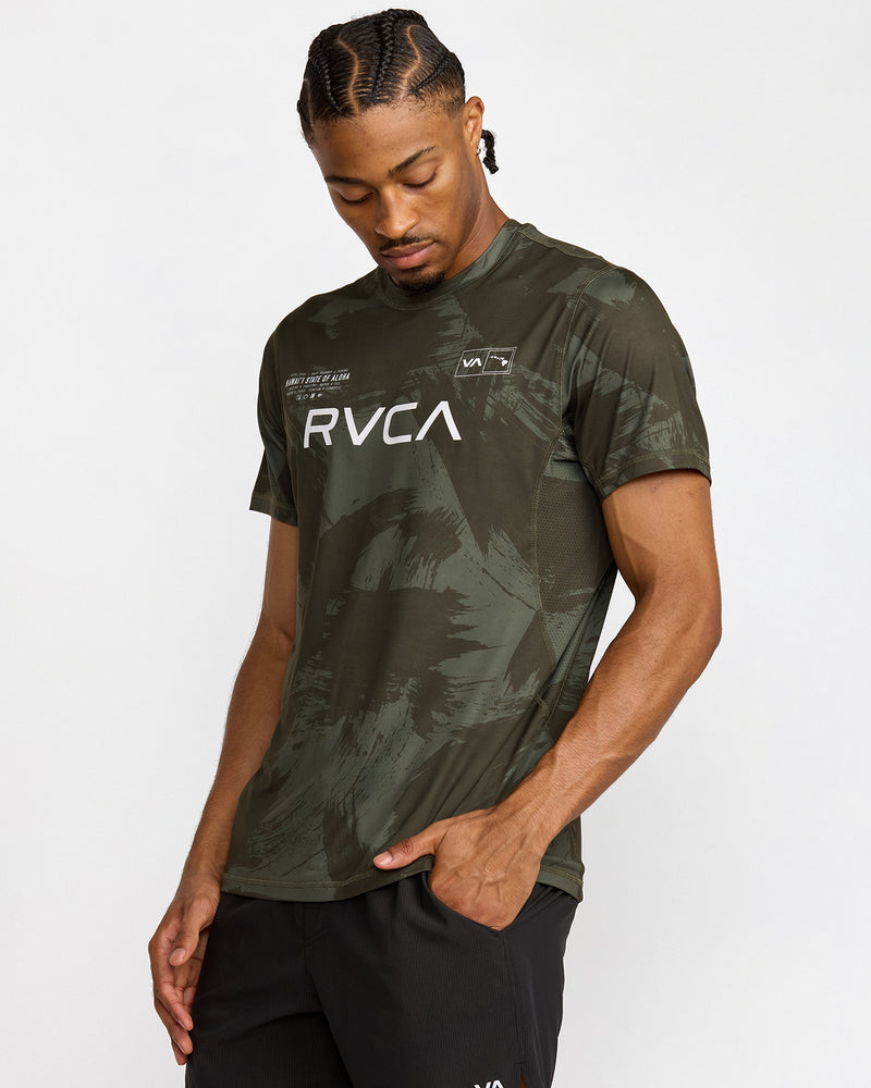 Hawaii Sport Vent Short Sleeve - RVCA