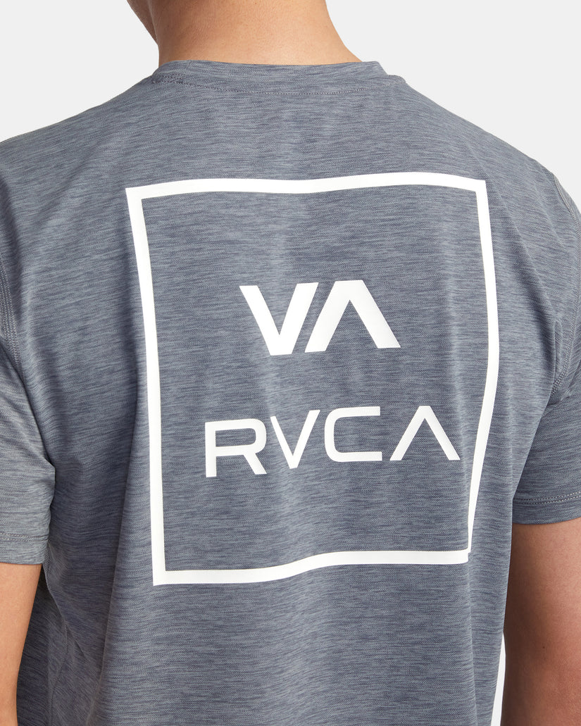 RVCA Short Sleeve Rashguard - Athletic Heather