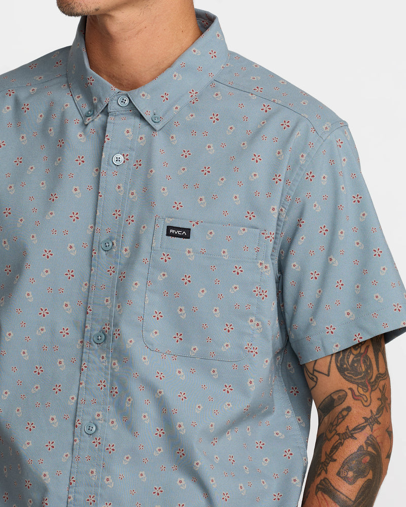 That'll Do Print Short Sleeve Shirt- RVCA