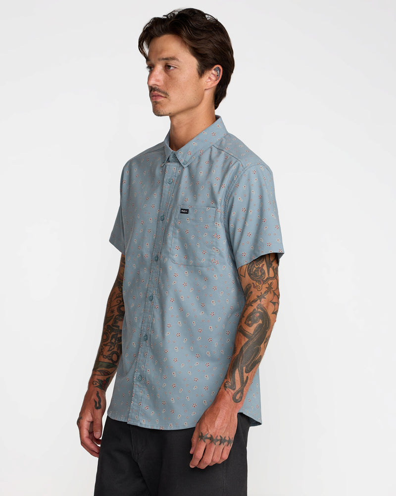 That'll Do Print Short Sleeve Shirt- RVCA