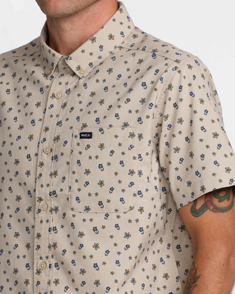 That'll Do Print Short Sleeve Shirt- RVCA