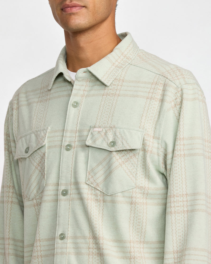VAcancy Flannel Long Sleeve Shirt - RVCA