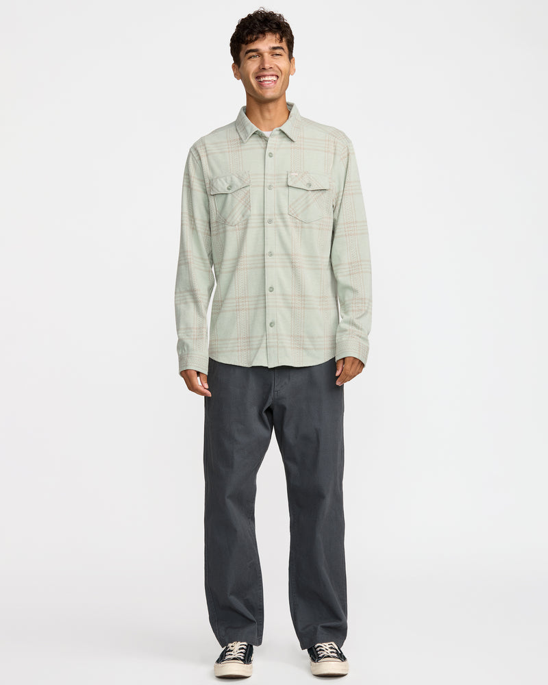 VAcancy Flannel Long Sleeve Shirt - RVCA