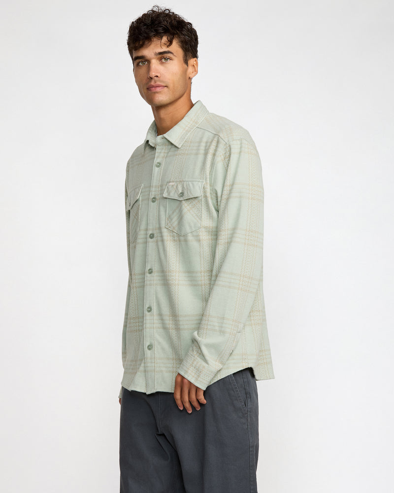 VAcancy Flannel Long Sleeve Shirt - RVCA