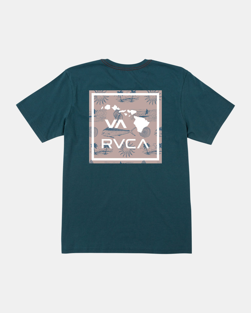 Hawaii VA All The Way Short Sleeve T-Shirt - Duck Blue