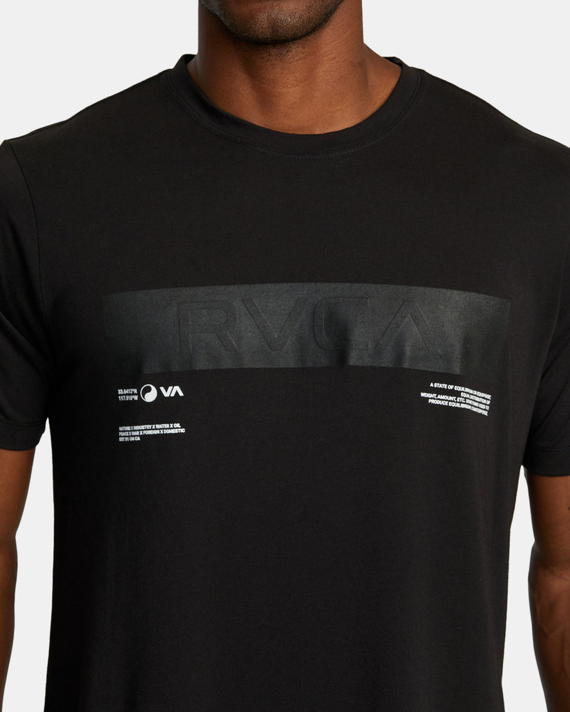 Big RVCA Sport Tech T-Shirt - Black