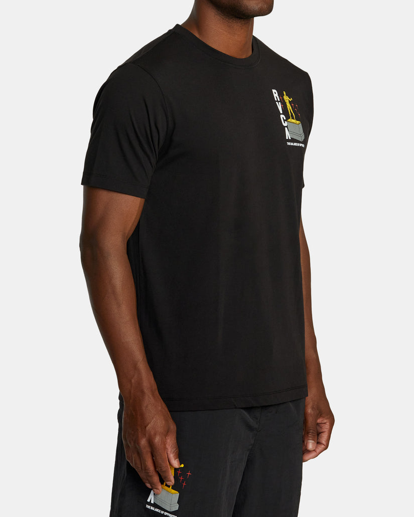 Luke P Boxing Trophy Sport Tech T-Shirt - Black