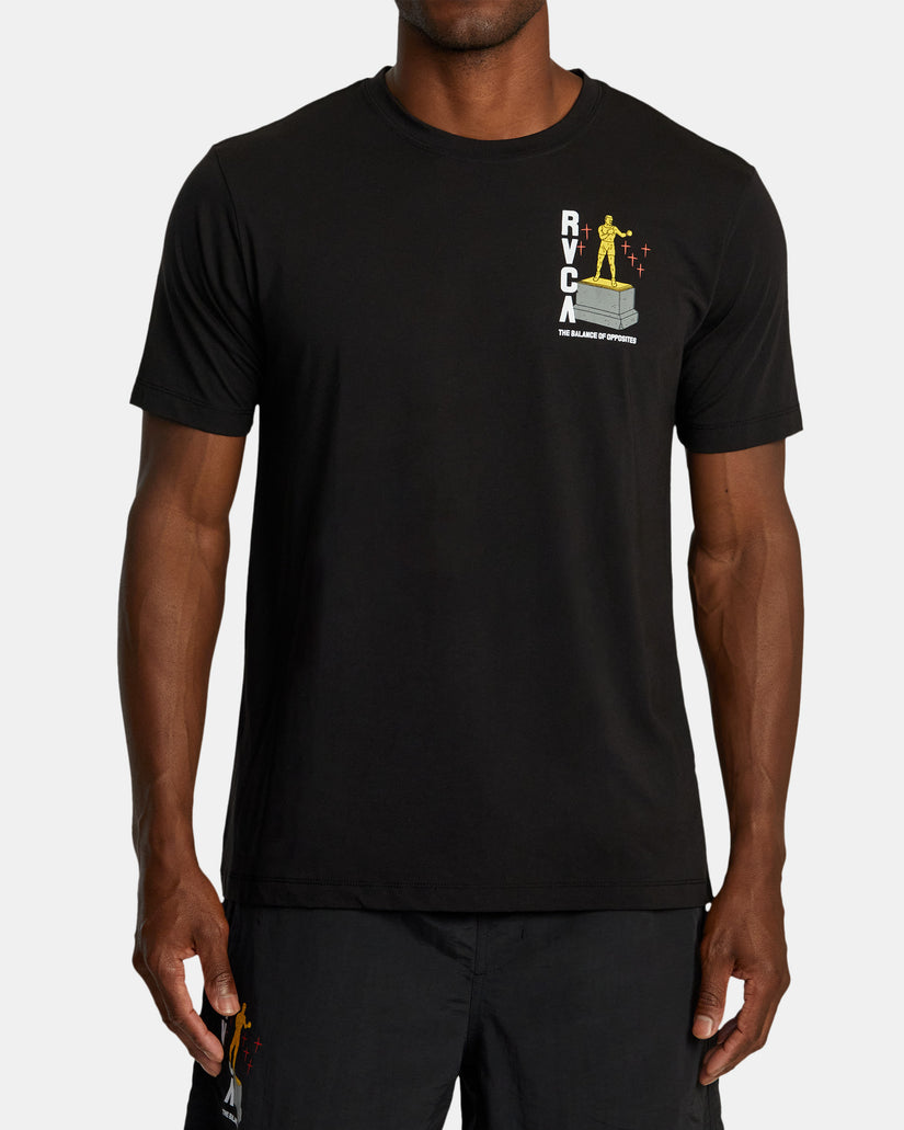 Luke P Boxing Trophy Sport Tech T-Shirt - Black