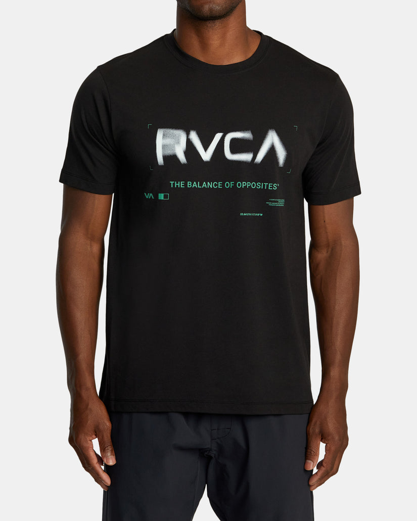 RVCA Radial Sport Tech T-Shirt - Black