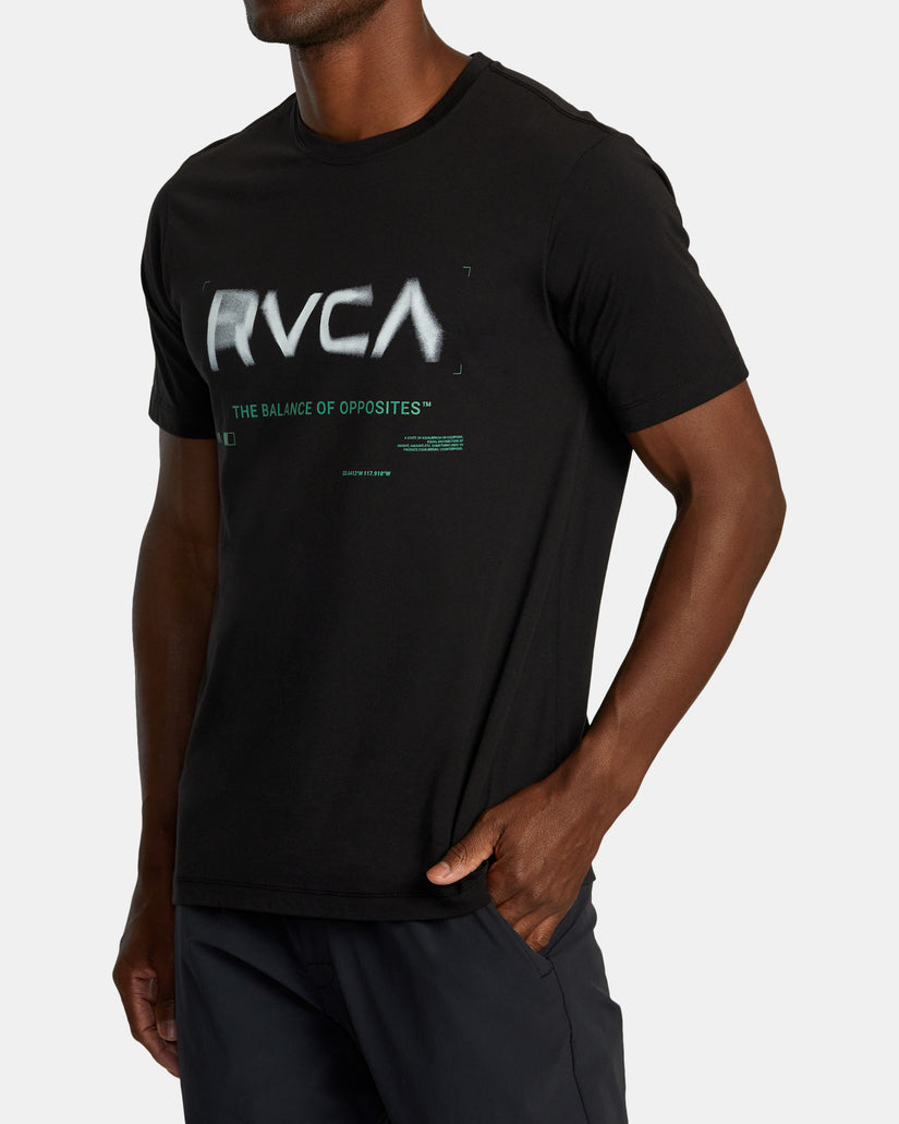 RVCA Radial Sport Tech T-Shirt - Black