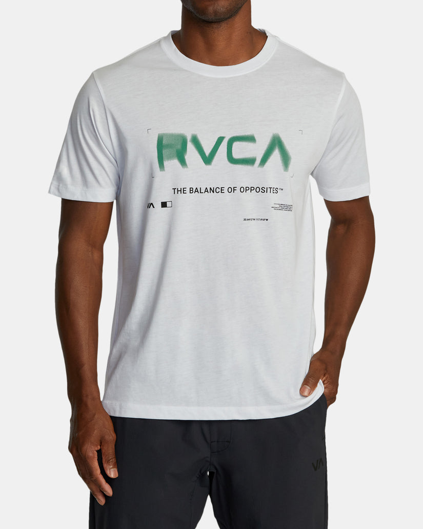 RVCA Radial Sport Tech T-Shirt - White