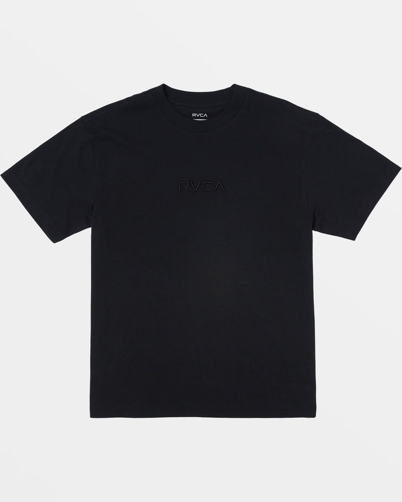 Small RVCA Embroidery T-Shirt - Black