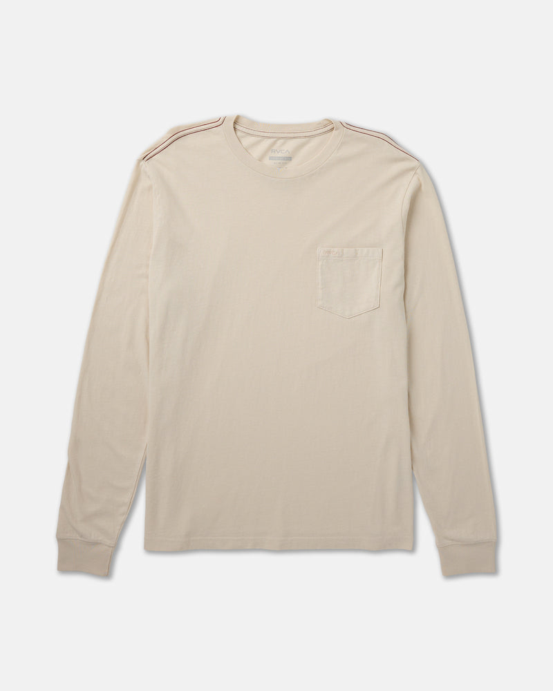 PTC Pigment Long Sleeve Tee- RVCA
