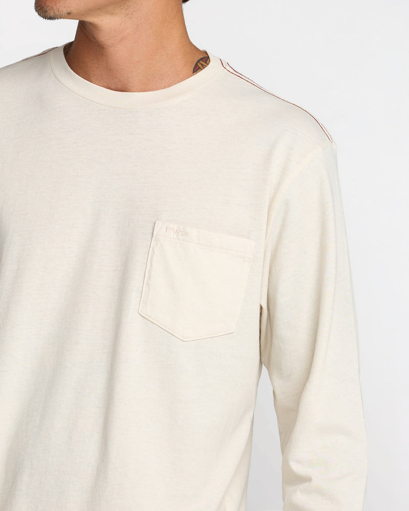 PTC Pigment Long Sleeve Tee- RVCA