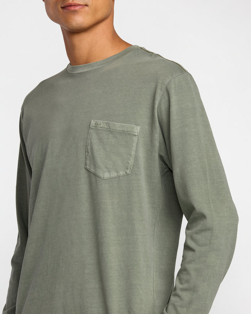 PTC Pigment Long Sleeve Tee - RVCA