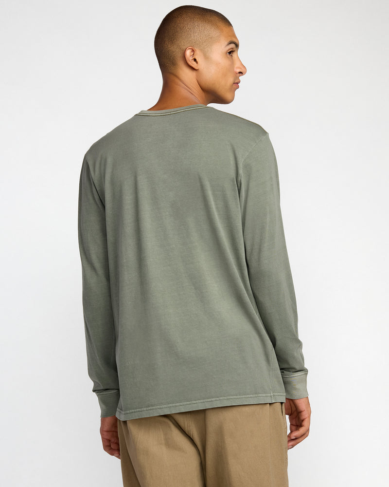 PTC Pigment Long Sleeve Tee - RVCA