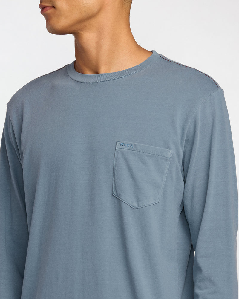 PTC Pigment Long Sleeve Tee - RVCA