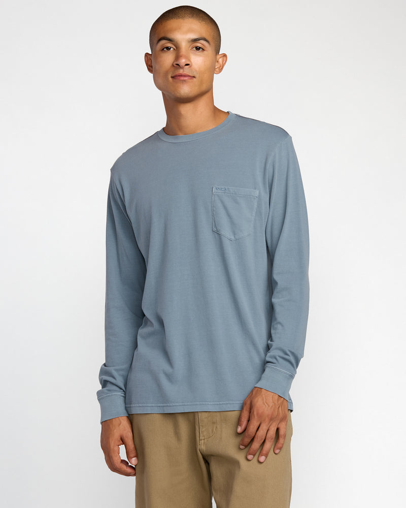 PTC Pigment Long Sleeve Tee - RVCA