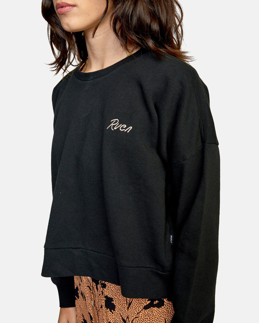 Scrypt Pullover Sweatshirt - Black