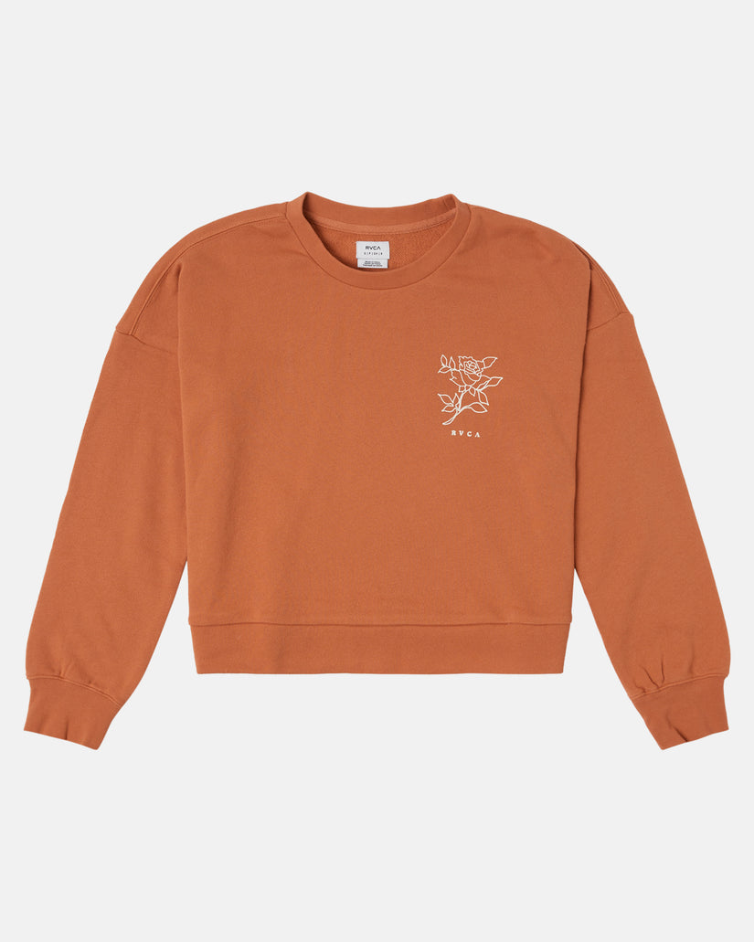 Meadow Pullover Sweatshirt - Peach