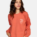 Meadow Pullover Sweatshirt - Peach