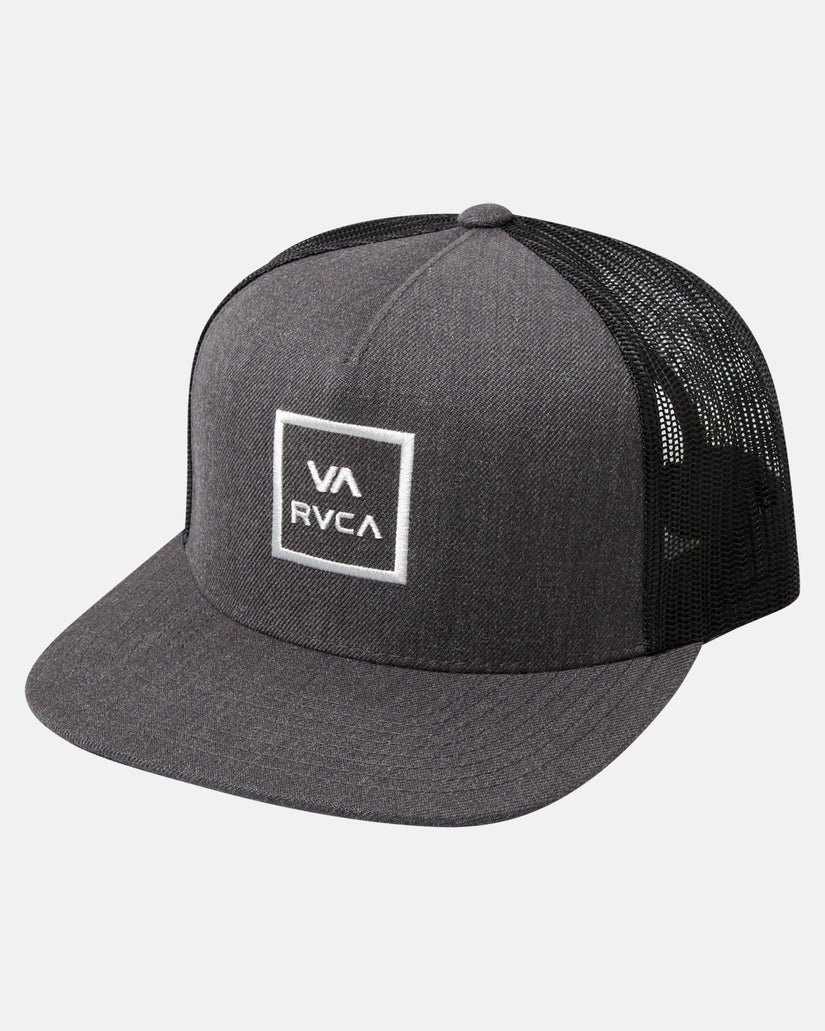 RVCA Trucker Hat - Charcoal Heather/Black