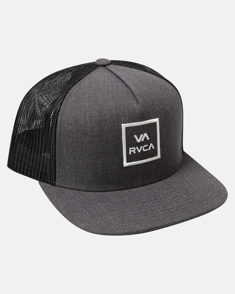 RVCA Trucker Hat - Charcoal Heather/Black