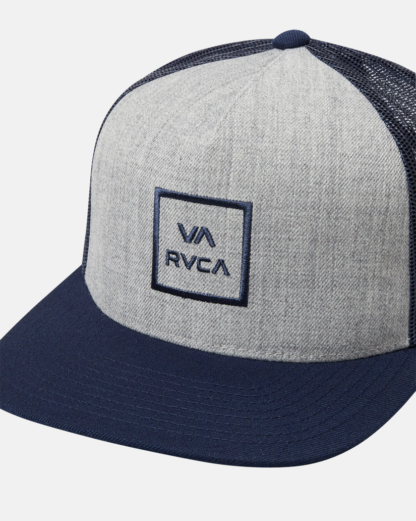 RVCA Trucker Hat - Grey Heather/Navy