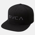 RVCA Snapback Hat - Black/Charcoal
