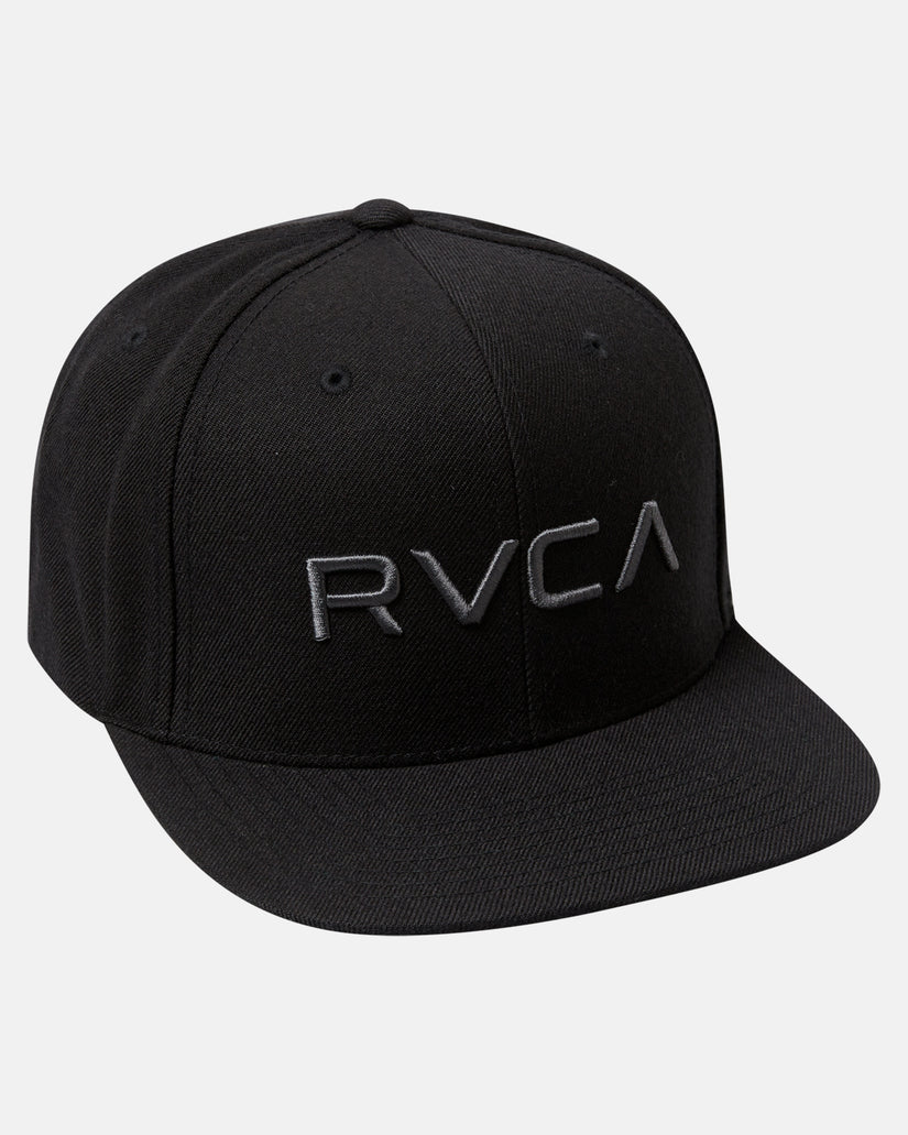 RVCA Snapback Hat - Black/Charcoal