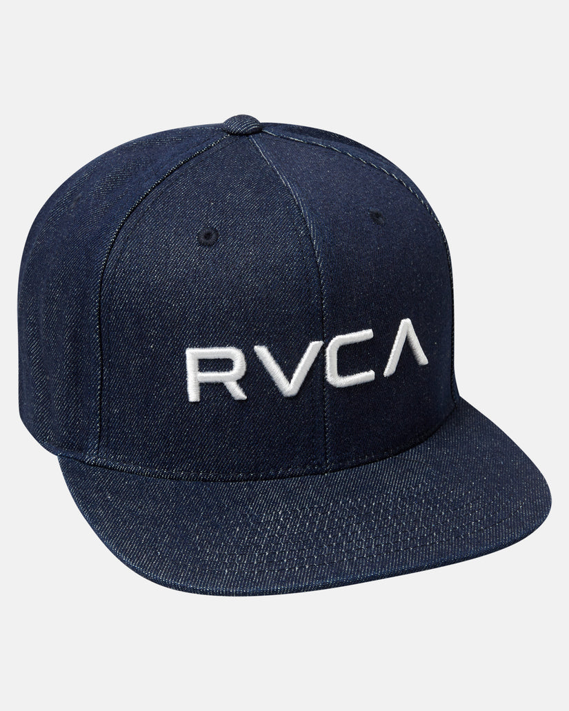 RVCA Snapback Hat - Dark Indigo