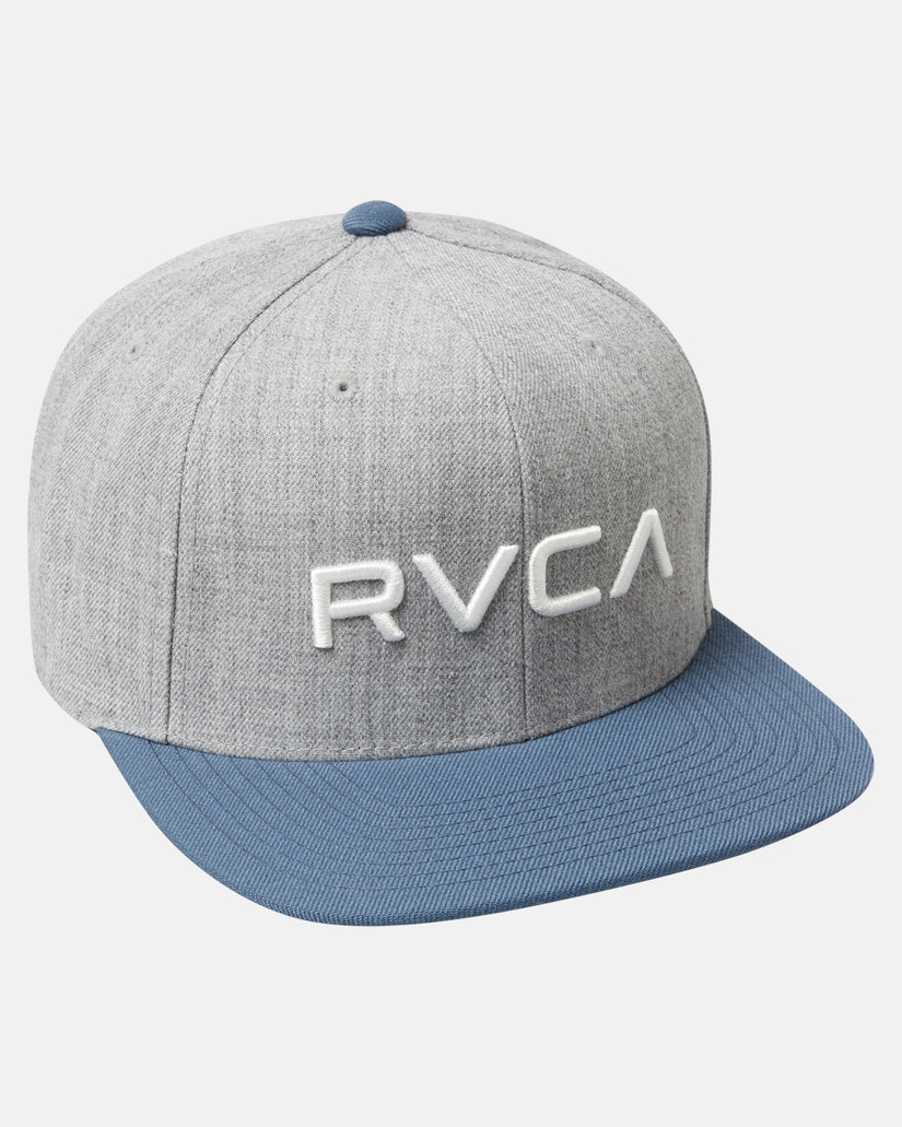 RVCA Snapback Hat - Grey Blue