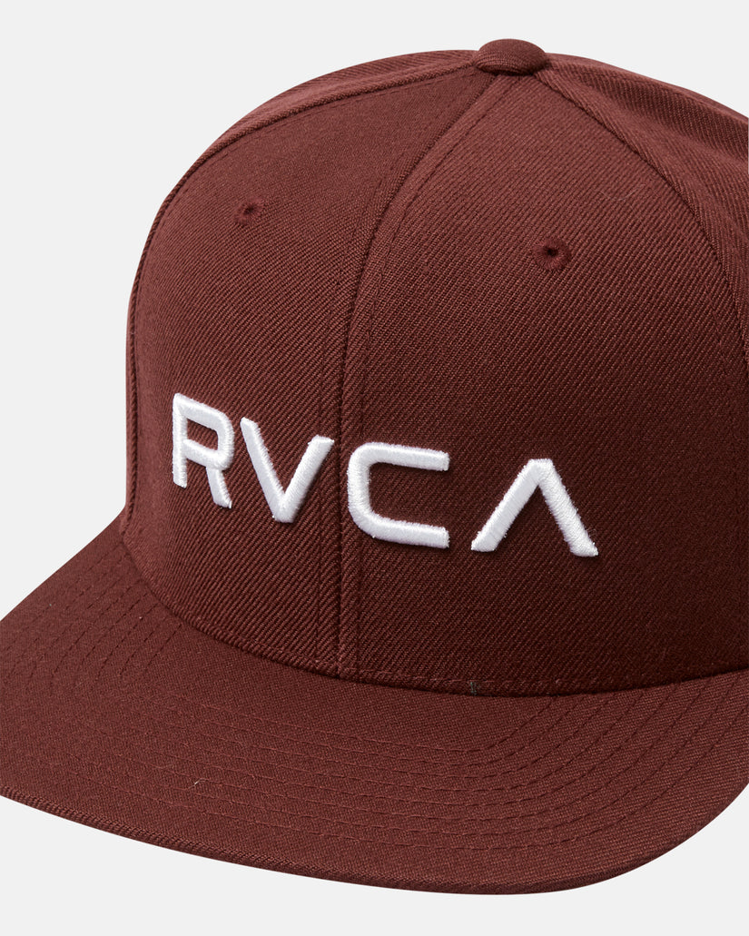 RVCA Snapback Hat - Wine