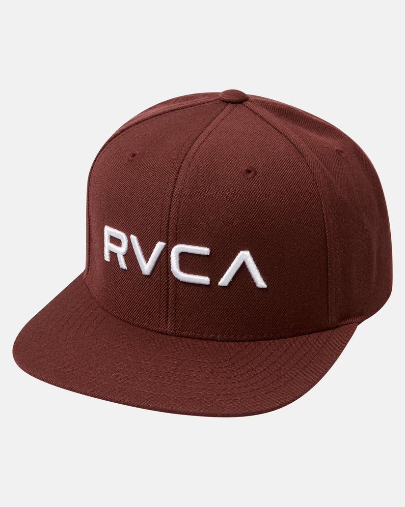 RVCA Snapback Hat - Wine