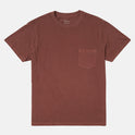 RVCA Pigment Pocket T-Shirt - Oxblood Red