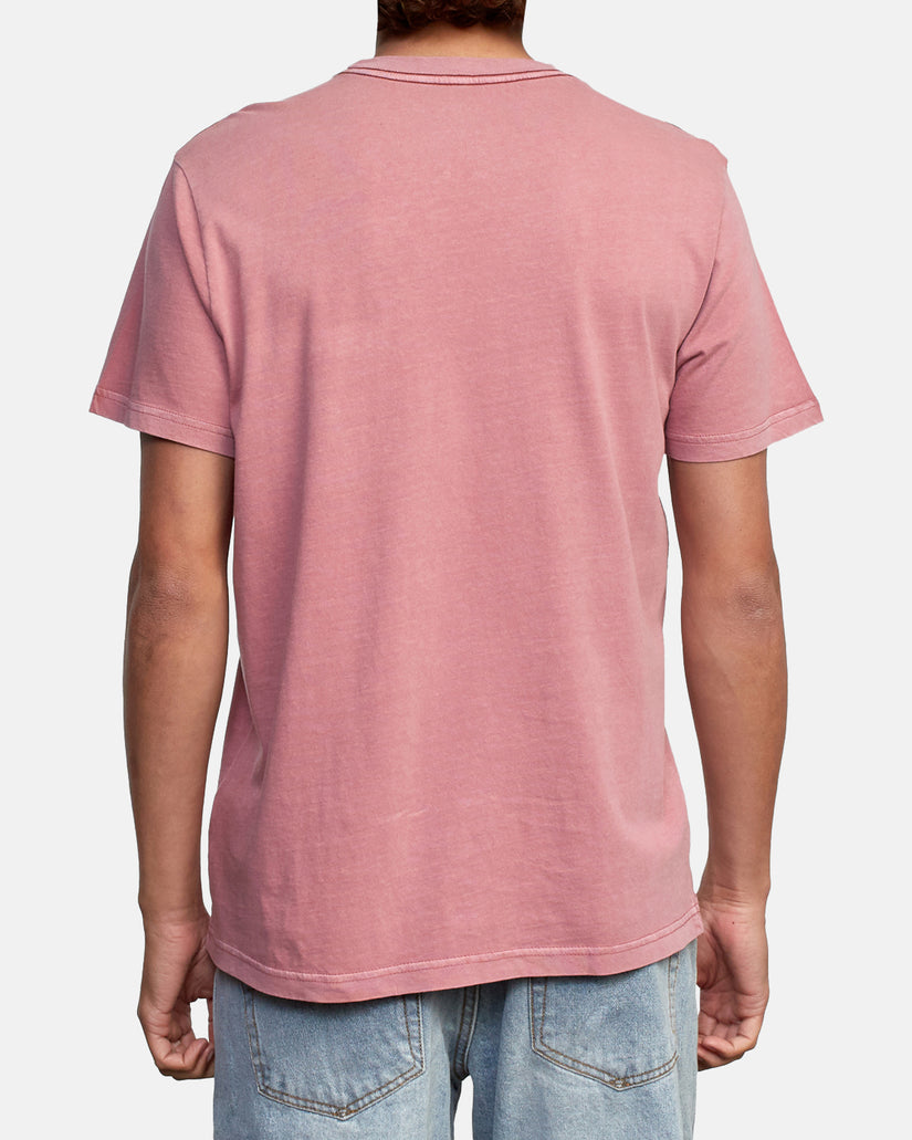 RVCA Pigment Pocket T-Shirt - Plum Berry