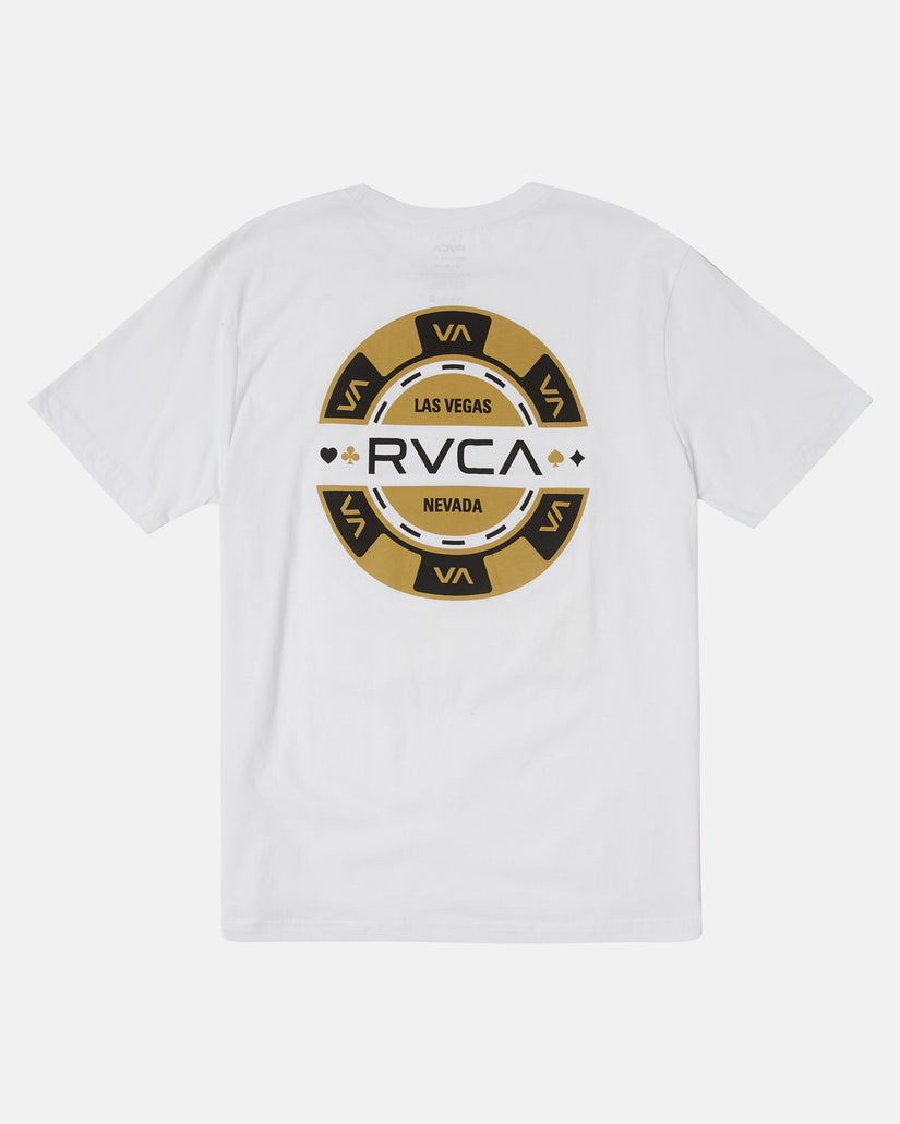 RVCA Lucky Chip Tee - White