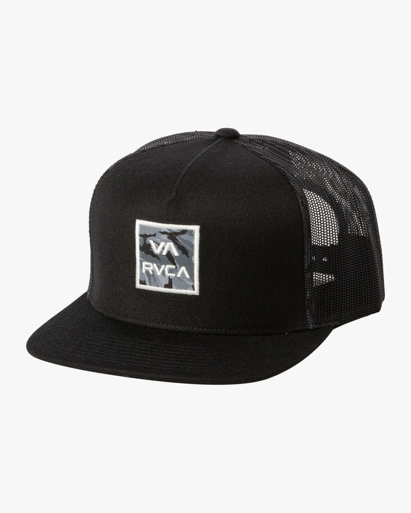 Boys Va All The Way Printed Trucker Hat - Black