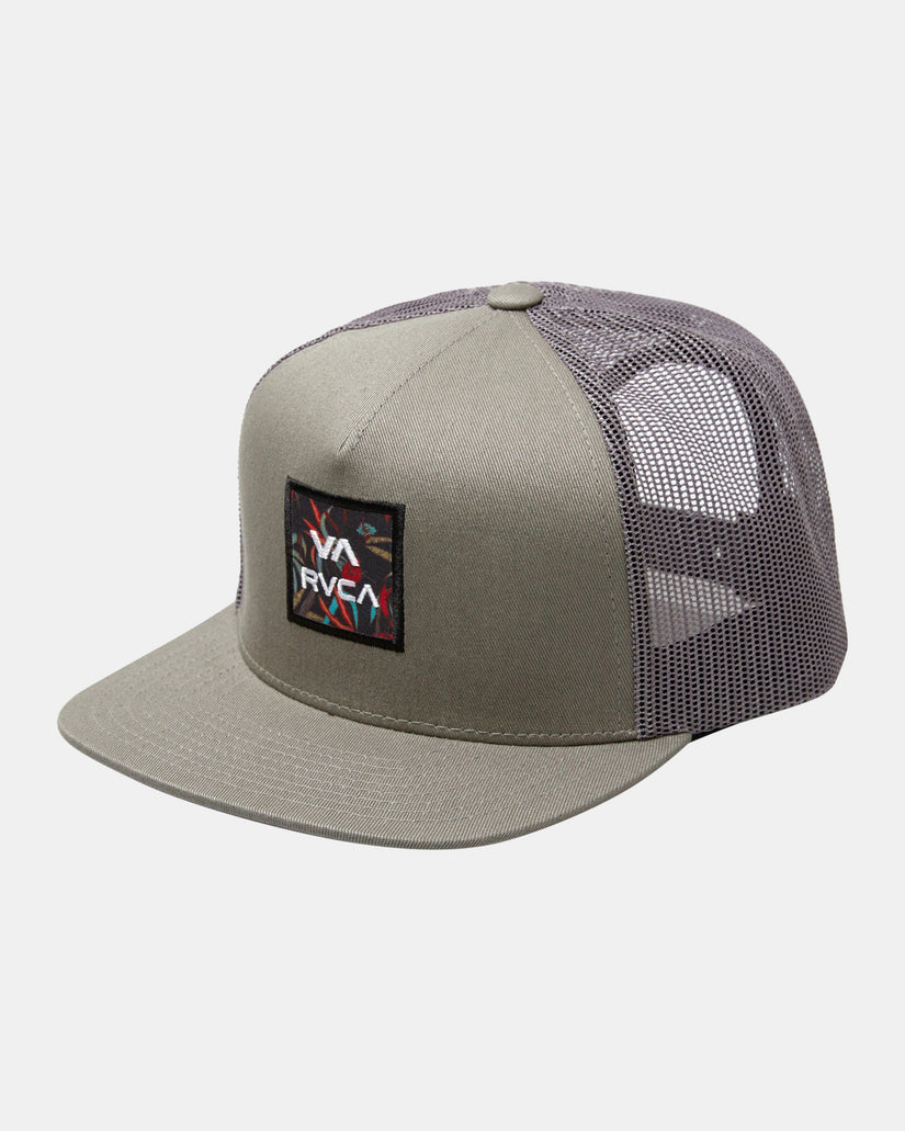 Boys Va All The Way Printed Trucker Hat - Grey