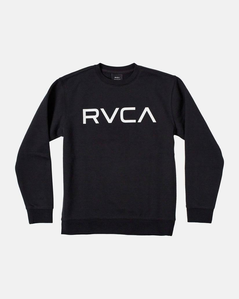 Boys Big RVCA Crewneck Sweatshirt - Black